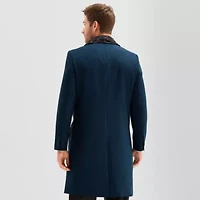 Stafford Wool Blend With Scarf Mens Topcoat Coat