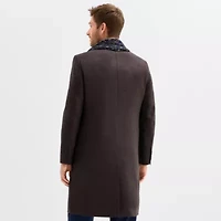 Stafford Wool Blend With Scarf Mens Topcoat Coat