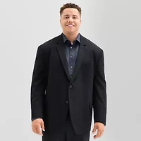 J. Ferrar Mens Big and Tall Stretch Fabric Regular Fit Sport Coat