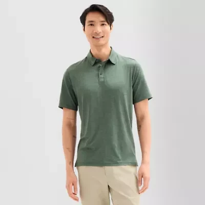 Stylus Mens Regular Fit Short Sleeve Supersoft Essential Polo Shirt