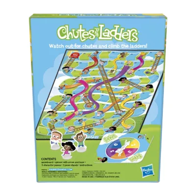Hasbro Chutes And Ladders Kids Classic Board Game