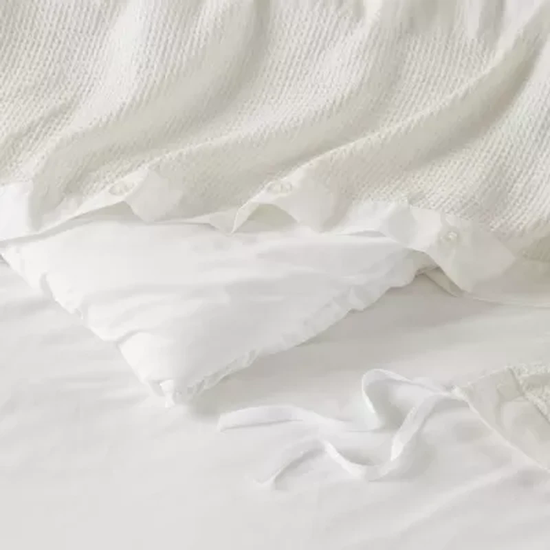 Madison Park Signature Murphy 8-pc Oversized Cotton Jacquard Comforter Set