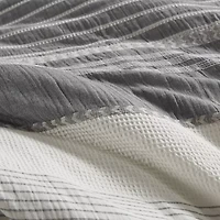 Madison Park Signature Murphy 8-pc Oversized Cotton Jacquard Comforter Set