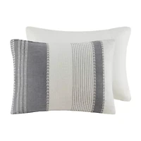 Madison Park Signature Murphy 8-pc Oversized Cotton Jacquard Comforter Set