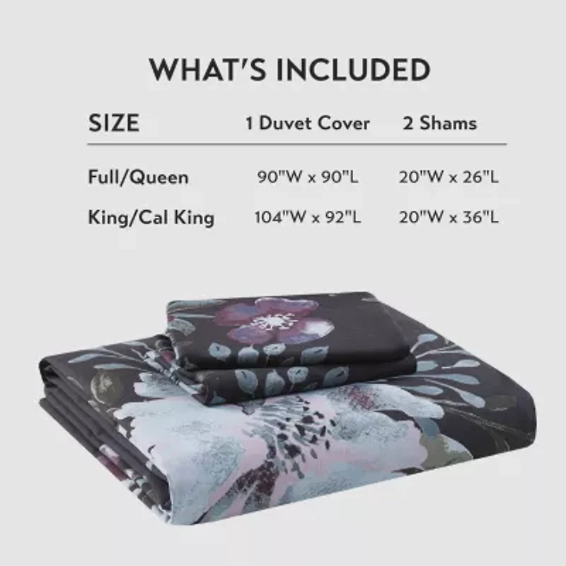 Madison Park Rita 3 Piece Cotton Duvet Cover Set