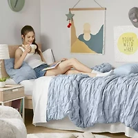 510 Design Bailey Diamond Pintuck Comforter Set with Decorative Pillow