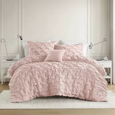 510 Design Bailey Diamond Pintuck Comforter Set with Decorative Pillow