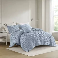 510 Design Bailey Diamond Pintuck Comforter Set with Decorative Pillow