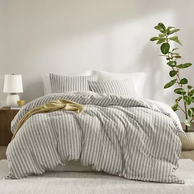 Madison Park Cora  Rayon Cotton Blend 3-pc. Easy Care Duvet Cover Set