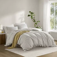 Madison Park Cora  Rayon Cotton Blend 3-pc. Easy Care Duvet Cover Set