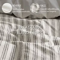 Madison Park Cora  Rayon Cotton Blend 3-pc. Easy Care Duvet Cover Set