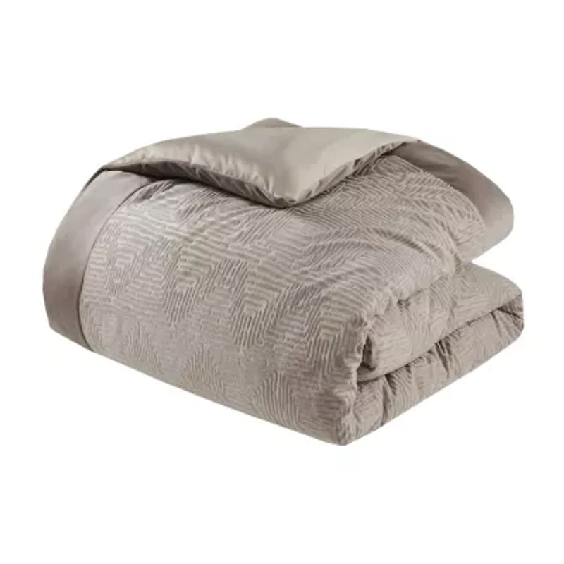 Madison Park Signature Pescal Velvet 8-pc Comforter Set with Decorative Pillows