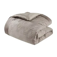 Madison Park Signature Pescal Velvet 8-pc Comforter Set with Decorative Pillows
