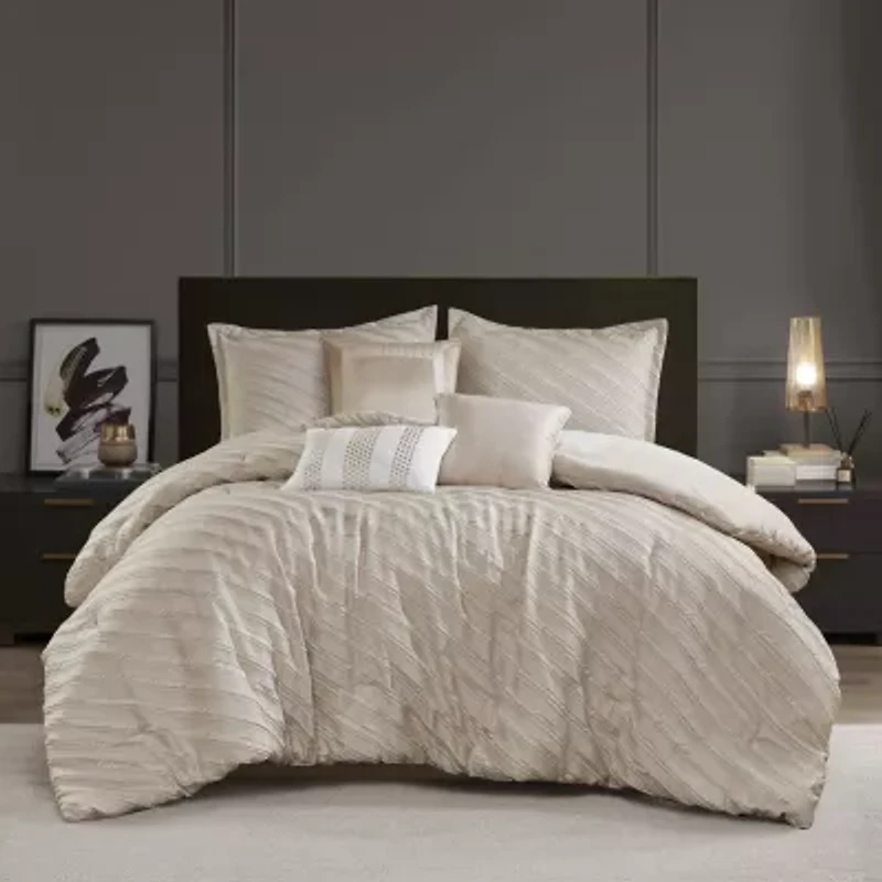 Madison Park Reeve 7-pc. Lightweight Easy Care Comforter Set