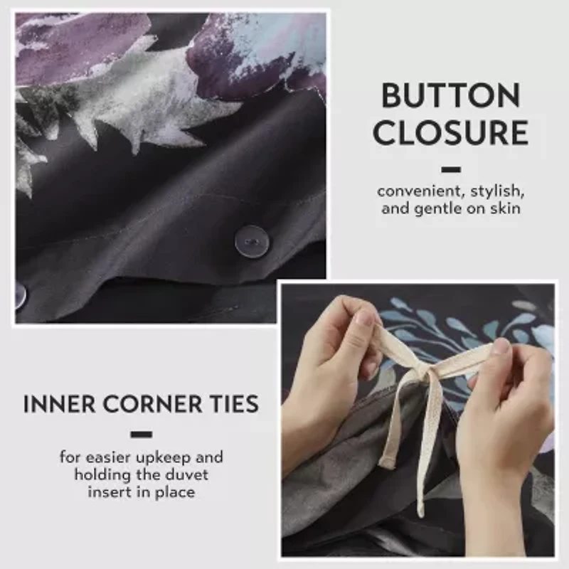 Madison Park Rita 3 Piece Cotton Duvet Cover Set