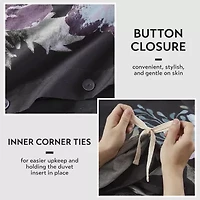 Madison Park Rita 3 Piece Cotton Duvet Cover Set