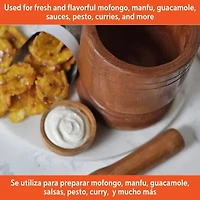 IMUSA Jumbo 2-pc. Wood Mortar and Pestle Set