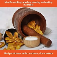 IMUSA Jumbo 2-pc. Wood Mortar and Pestle Set