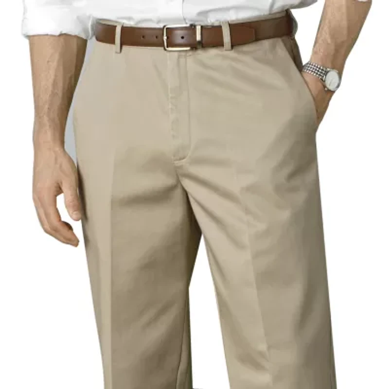 Haggar Work To Weekend Mens Classic Fit Flat Front Pant