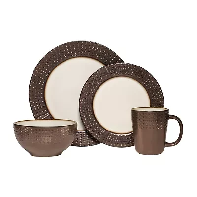 Gourmet Basics by Mikasa Metropolitan 16-pc. Stoneware Dinnerware Set