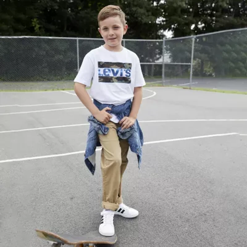 Levi's® Sueded Big Kid Boys Adjustable Waist 511™ Slim Fit Pant
