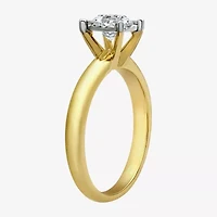 (H-I / I1) Round 1 1/2 CT. T.W. Lab Grown Diamond Bridal Set 10K or 14K Gold