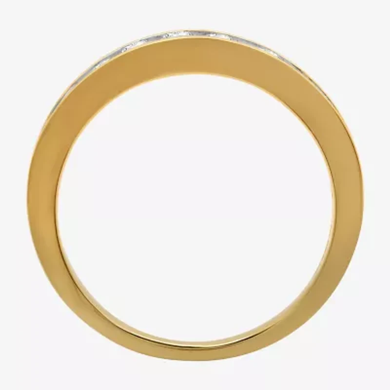 (H-I / I1) Round 1 1/2 CT. T.W. Lab Grown Diamond Bridal Set 10K or 14K Gold