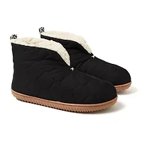 Dearfoams Warm Up Womens Memory Foam Bootie Slippers