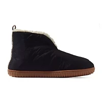 Dearfoams Warm Up Womens Memory Foam Bootie Slippers