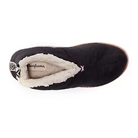 Dearfoams Warm Up Womens Memory Foam Bootie Slippers