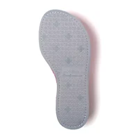 Dearfoams Beatrice Quilted Terry Womens Memory Foam Slip-On Slippers