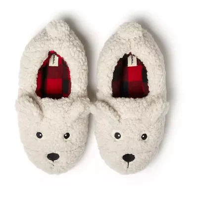 Dearfoams Adult Closed Back Womens Memory Foam Slip-On Slippers