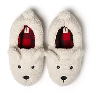 Dearfoams Adult Closed Back Womens Memory Foam Slip-On Slippers