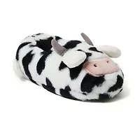 Dearfoams Adult Critter Closed Back Womens Memory Foam Slip-On Slippers