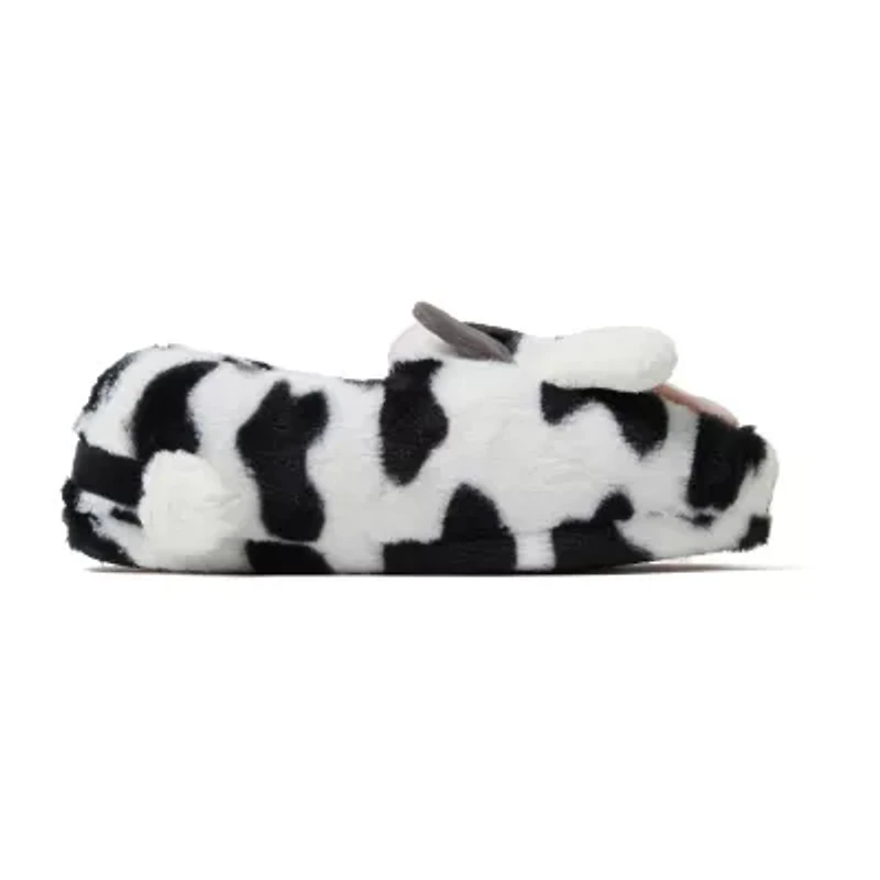 Dearfoams Adult Critter Closed Back Womens Memory Foam Slip-On Slippers