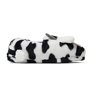 Dearfoams Adult Critter Closed Back Womens Memory Foam Slip-On Slippers