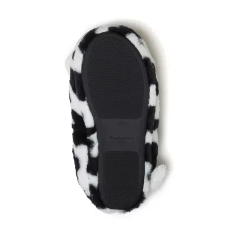 Dearfoams Adult Critter Closed Back Womens Memory Foam Slip-On Slippers