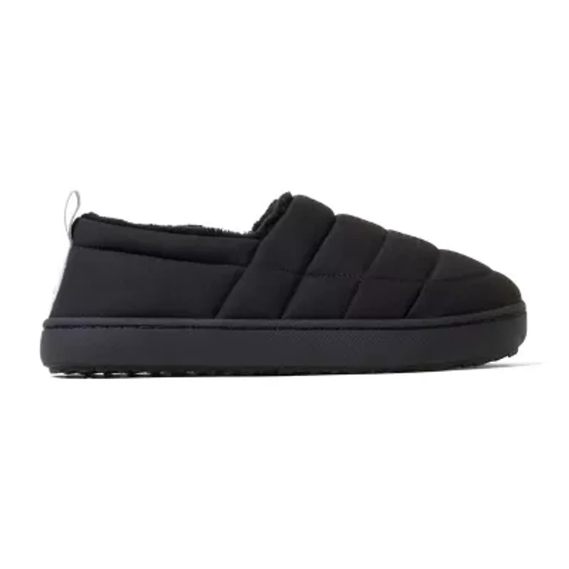 Dearfoams Fern Women'S Ripstop Closed Back - All Day Womens Memory Foam Slip-On Slippers