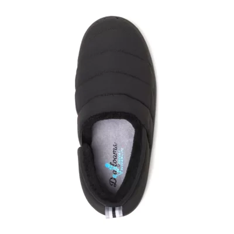 Dearfoams Fern Women'S Ripstop Closed Back - All Day Womens Memory Foam Slip-On Slippers