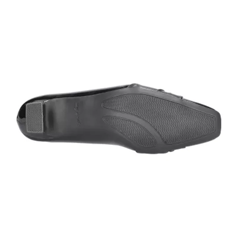 Easy Street Waive Womens Square Kitten Heel Pumps