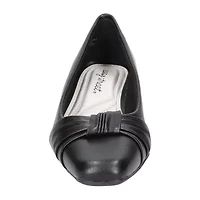 Easy Street Waive Womens Square Kitten Heel Pumps