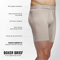 adidas Performance Microfiber Mens 3 Pack Boxer Briefs 5158584