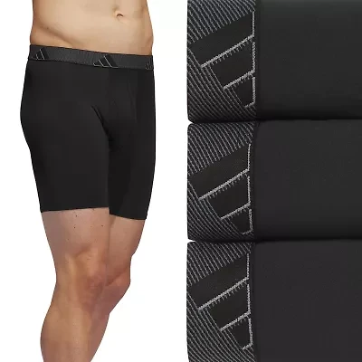 adidas Performance Microfiber Mens 3 Pack Boxer Briefs 5158584