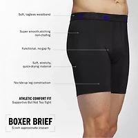 adidas Performance Microfiber Mens 3 Pack Boxer Briefs 5158584