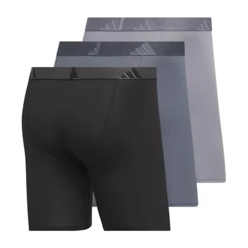 adidas Performance Microfiber Mens 3 Pack Boxer Briefs 5158584