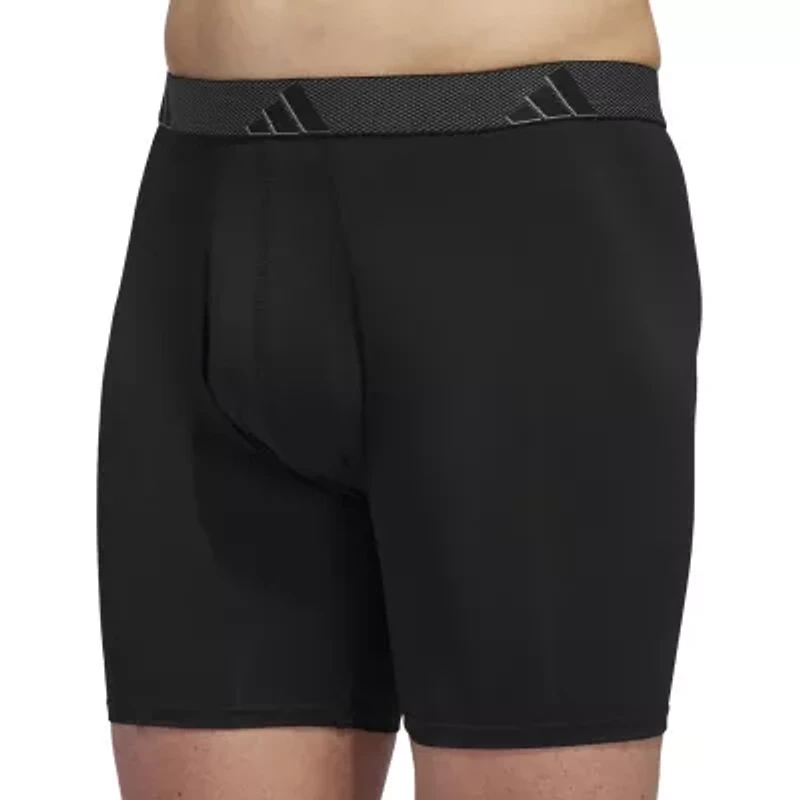 adidas Performance Microfiber Mens 3 Pack Boxer Briefs 5158584