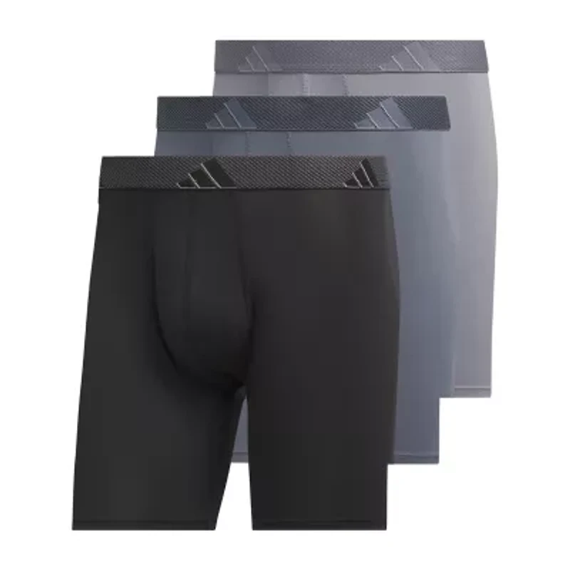 adidas Performance Microfiber Mens 3 Pack Boxer Briefs 5158584