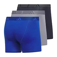 adidas Performance Microfiber Mens 3 Pack Comfort Waistband Trunks 5158586