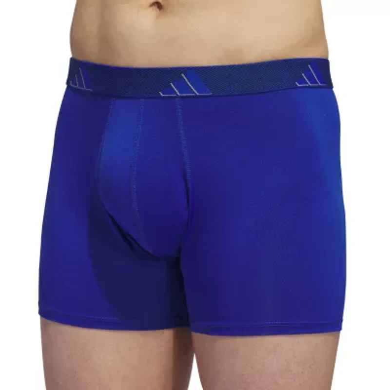 adidas Performance Microfiber Mens 3 Pack Comfort Waistband Trunks 5158586