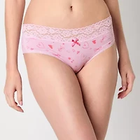Arizona Body Organic Cotton with Lace Hipster Panty